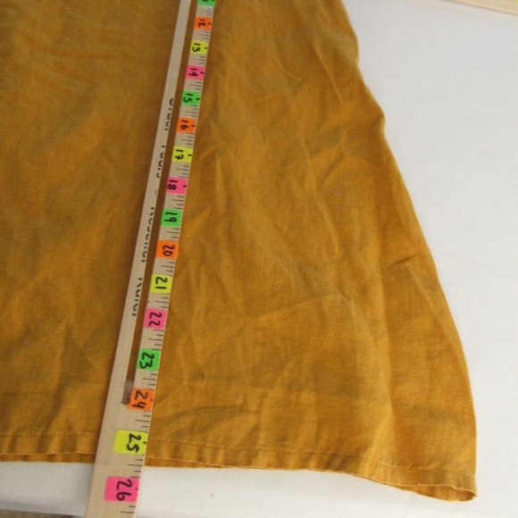 Bryan walker top SMALL sleeveless mustard yellow sleeveless top - Picture 4 of 8